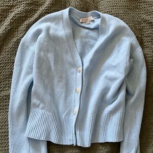 LOFT Women's Sky Blue Cardigan